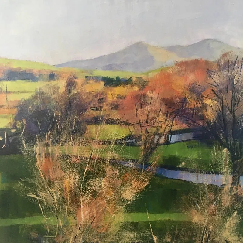 Spring morning by Stuart Roper, acrylic on canvas